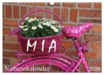 MIA - Namenskalender (Wandkalender 2026 DIN A3 quer), CALVENDO Monatskalender