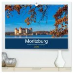 Moritzburg mit Schlossansichten (hochwertiger Premium Wandkalender 2026 DIN A2 quer), Kunstdruck in Hochglanz