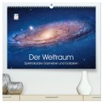 Der Weltraum. Spektakuläre Gasnebel und Galaxien (hochwertiger Premium Wandkalender 2026 DIN A2 quer), Kunstdruck in Hochglanz