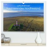 Luftaufnahmen - Faszinierendes Nordfriesland (hochwertiger Premium Wandkalender 2026 DIN A2 quer), Kunstdruck in Hochglanz