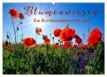 Blumenwiesen - ein blütenzauberhaftes Jahr (Wandkalender 2026 DIN A2 quer), CALVENDO Monatskalender