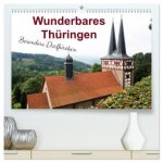 Wunderbares Thüringen - besondere Dorfkirchen (hochwertiger Premium Wandkalender 2026 DIN A2 quer), Kunstdruck in Hochglanz