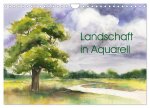 Landschaft in Aquarell (Wandkalender 2026 DIN A4 quer), CALVENDO Monatskalender