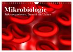 Mikrobiologie. Mikroorganismen, Genetik und Zellen (Wandkalender 2026 DIN A4 quer), CALVENDO Monatskalender