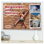 Bergsteigen und Klettern (hochwertiger Premium Wandkalender 2026 DIN A2 quer), Kunstdruck in Hochglanz
