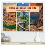 Nationalparks der USA - atemberaubend schön (hochwertiger Premium Wandkalender 2026 DIN A2 quer), Kunstdruck in Hochglanz