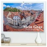 Mein Graz. Perle an der Mur (hochwertiger Premium Wandkalender 2026 DIN A2 quer), Kunstdruck in Hochglanz