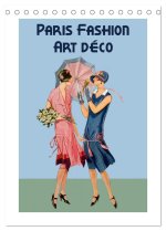 Paris Fashion Art déco (Tischkalender 2026 DIN A5 hoch), CALVENDO Monatskalender