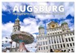 Augsburg - Die Highlights der schwäbischen Metropole (Wandkalender 2026 DIN A2 quer), CALVENDO Monatskalender
