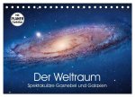 Der Weltraum. Spektakuläre Gasnebel und Galaxien (Tischkalender 2026 DIN A5 quer), CALVENDO Monatskalender