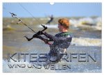 Kitesurfen - Wind und Wellen (Wandkalender 2026 DIN A3 quer), CALVENDO Monatskalender