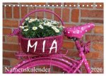 MIA - Namenskalender (Tischkalender 2026 DIN A5 quer), CALVENDO Monatskalender