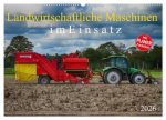 Landwirtschaftliche Maschinen im Einsatz (Wandkalender 2026 DIN A2 quer), CALVENDO Monatskalender