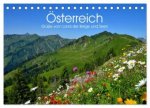 Österreich. Grüße vom Land der Berge und Seen (Tischkalender 2026 DIN A5 quer), CALVENDO Monatskalender