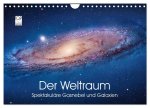 Der Weltraum. Spektakuläre Gasnebel und Galaxien (Wandkalender 2026 DIN A4 quer), CALVENDO Monatskalender
