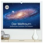 Der Weltraum. Spektakuläre Gasnebel und Galaxien (hochwertiger Premium Wandkalender 2026 DIN A2 quer), Kunstdruck in Hochglanz
