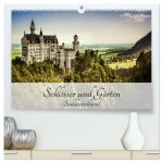 Schlösser und Gärten Süddeutschland (hochwertiger Premium Wandkalender 2026 DIN A2 quer), Kunstdruck in Hochglanz