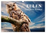 Eulen. Gefiederte Weisheit (Wandkalender 2026 DIN A3 quer), CALVENDO Monatskalender