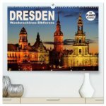 Dresden - Wunderschönes Elbflorenz (hochwertiger Premium Wandkalender 2026 DIN A2 quer), Kunstdruck in Hochglanz