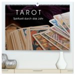 Tarot. Spirituell durch das Jahr (hochwertiger Premium Wandkalender 2026 DIN A2 quer), Kunstdruck in Hochglanz