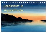 Landschaft in Aquarellfarbe (Tischkalender 2026 DIN A5 quer), CALVENDO Monatskalender