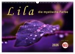 Lila - die mystische Farbe (Wandkalender 2026 DIN A3 quer), CALVENDO Monatskalender
