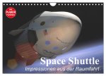 Space Shuttle. Impressionen aus der Raumfahrt (Wandkalender 2026 DIN A4 quer), CALVENDO Monatskalender