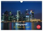 Singapur - Die Farben der Nacht (Wandkalender 2026 DIN A4 quer), CALVENDO Monatskalender