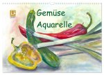 Gemüse Aquarelle (Wandkalender 2026 DIN A3 quer), CALVENDO Monatskalender