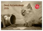 Oma's Katzenkalender 2026 (Wandkalender 2026 DIN A3 quer), CALVENDO Monatskalender