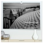 Ostseebad Zingst - Impressionen in Schwarz-Weiß (hochwertiger Premium Wandkalender 2026 DIN A2 quer), Kunstdruck in Hochglanz