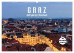 Graz - Metropole der Steiermark (Wandkalender 2026 DIN A2 quer), CALVENDO Monatskalender
