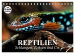 Reptilien. Schlangen, Echsen und Co. (Tischkalender 2026 DIN A5 quer), CALVENDO Monatskalender