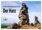 Der Harz - Schönstes Mittelgebirge Deutschlands (Wandkalender 2026 DIN A4 quer), CALVENDO Monatskalender