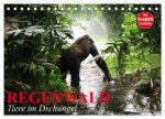 Regenwald. Tiere im Dschungel (Tischkalender 2026 DIN A5 quer), CALVENDO Monatskalender