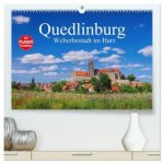 Quedlinburg - Welterbestadt im Harz (hochwertiger Premium Wandkalender 2026 DIN A2 quer), Kunstdruck in Hochglanz