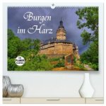 Burgen im Harz (hochwertiger Premium Wandkalender 2026 DIN A2 quer), Kunstdruck in Hochglanz