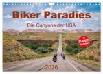 Biker Paradies - Die Canyons der USA (Wandkalender 2026 DIN A4 quer), CALVENDO Monatskalender