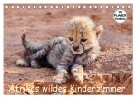 Afrikas wildes Kinderzimmer (Tischkalender 2026 DIN A5 quer), CALVENDO Monatskalender