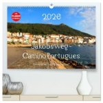 Jakobsweg - Camino Portugues (hochwertiger Premium Wandkalender 2026 DIN A2 quer), Kunstdruck in Hochglanz