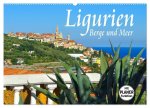 Ligurien - Berge und Meer (Wandkalender 2026 DIN A2 quer), CALVENDO Monatskalender