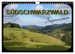 Südschwarzwald - Impressionen (Wandkalender 2026 DIN A4 quer), CALVENDO Monatskalender