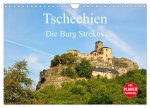 Tschechien - Die Burg Strekov (Wandkalender 2026 DIN A4 quer), CALVENDO Monatskalender