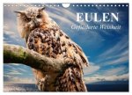 Eulen. Gefiederte Weisheit (Wandkalender 2026 DIN A4 quer), CALVENDO Monatskalender