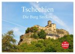 Tschechien - Die Burg Strekov (Wandkalender 2026 DIN A2 quer), CALVENDO Monatskalender