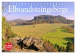 Elbsandsteingebirge (Tischkalender 2026 DIN A5 quer), CALVENDO Monatskalender