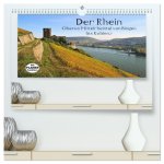 Der Rhein. Oberes Mittelrheintal von Bingen bis Koblenz (hochwertiger Premium Wandkalender 2026 DIN A2 quer), Kunstdruck in Hochglanz