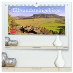 Elbsandsteingebirge (hochwertiger Premium Wandkalender 2026 DIN A2 quer), Kunstdruck in Hochglanz
