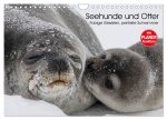 Seehunde und Otter. Putzige Gesellen, perfekte Schwimmer (Wandkalender 2026 DIN A4 quer), CALVENDO Monatskalender
