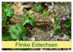 Flinke Eidechsen (Wandkalender 2026 DIN A2 quer), CALVENDO Monatskalender